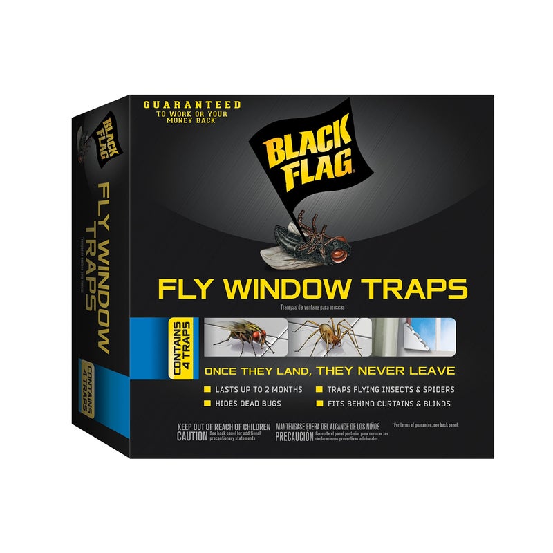 Black Flag, Fly Window Trap, 4-count, Clear - Image 3